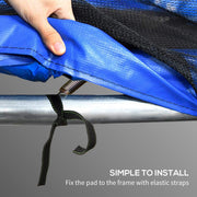 10FT Trampoline Spring Cover Waterproof UV Resistant Replacement Pad by SPORTNOW AOSOM