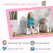 Pink 2 in 1 Toy Box with Lid for Kids Bedroom Nursery and Playroom by AIYAPLAY
