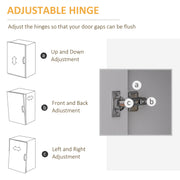 Mobile Office Storage Cabinet With Drawers And Shelves On Wheels, White