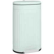 Light Green 30L Metal Kitchen Bin With Soft-Close Lid by HOMCOM