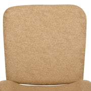 Set of 4 Upholstered Bar Stools with Backs and Steel Legs for Kitchen or Dining, Light Brown AOSOM