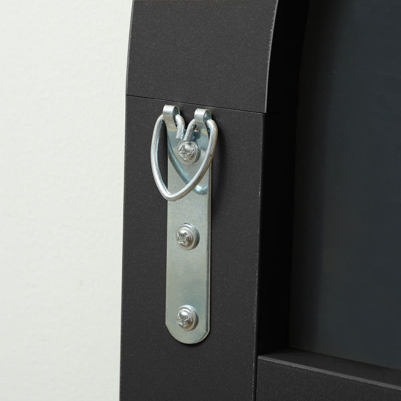 150cm Arched Full Length Mirror Black Modern Home Decor by HOMCOM