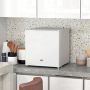 35L Compact Mini Freezer with Adjustable Temperature Control Ideal for Small Spaces White