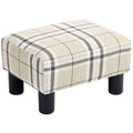 Compact Foot Stool for Living Room Comfort with Sturdy Frame and Easy-Clean Cover