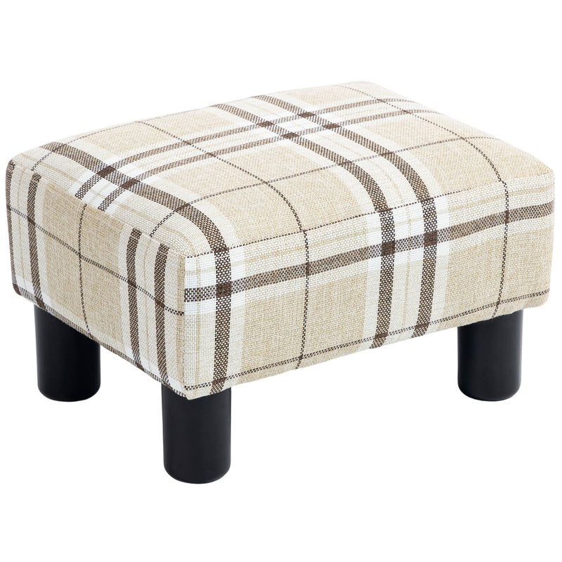 Compact Foot Stool for Living Room Comfort with Sturdy Frame and Easy-Clean Cover