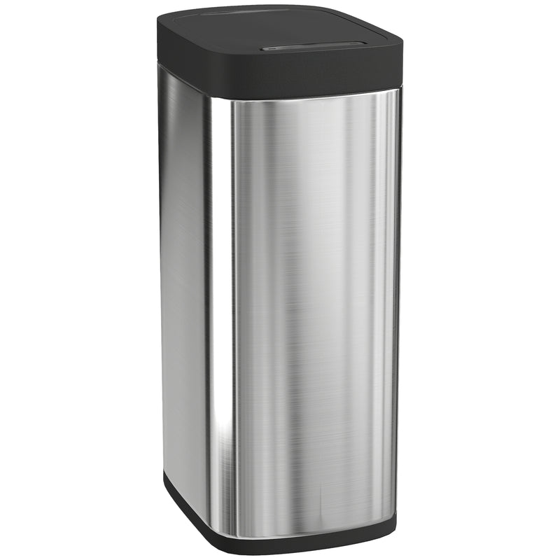 50L Grey Automatic Sensor Bin with Manual Override Ideal for Kitchen or Bedroom