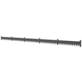 Garden Edging Fence Flexible Metal Panels for Easy No Dig Borders Black AOSOM