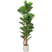 150cm Artificial Fiddle Leaf Fig Tree Indoor House Plant Decoration Green