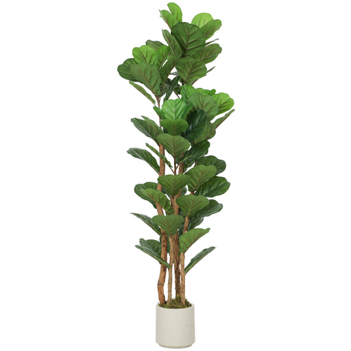 150cm Artificial Fiddle Leaf Fig Tree Indoor House Plant Decoration Green