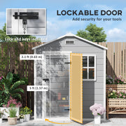 Feature panel showing the lockable door with its 63 cm by 157 cm opening and included keys
