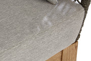 Close-up detail of the flared arm construction