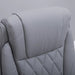 Image of a Grey Leather Office Chair 