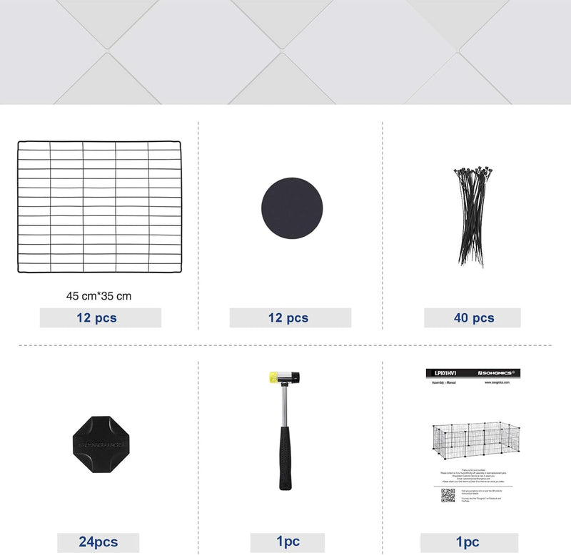 Cage reconfigured into an alternative layout to show customisable design