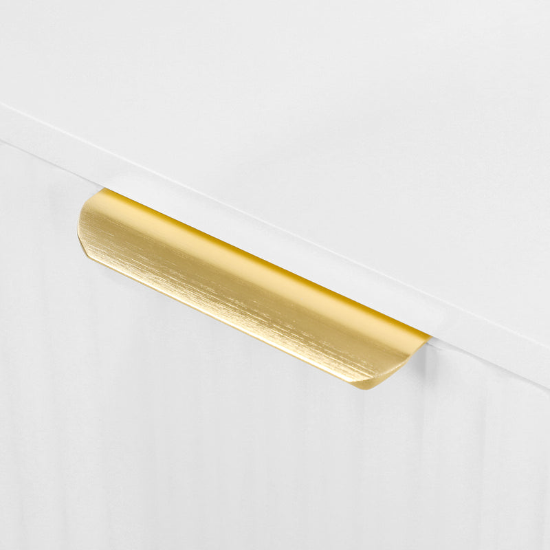 White Adjustable Shelf Sideboard Storage Cabinet for Home or Office by HOMCOM