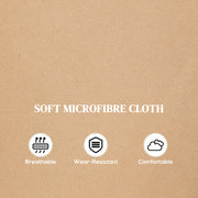 Light Brown Manual Reclining Chair with Footrest 140Â° Adjustable by HOMCOM