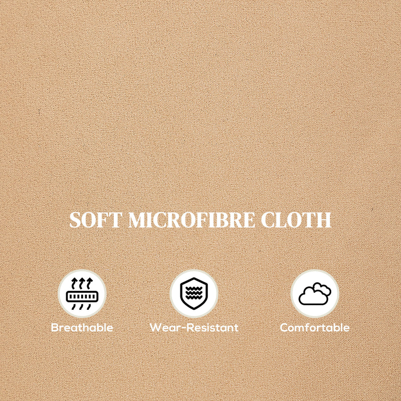 Light Brown Manual Reclining Chair with Footrest 140Â° Adjustable by HOMCOM