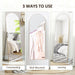Gold Arched Full Length Mirror 150cm Elegant Home Decor by HOMCOM