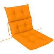 Orange Padded Outdoor Seat Cushion 115 x 56cm by Outsunny