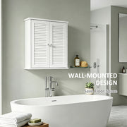 Bathroom Wall Cabinet White - image 6