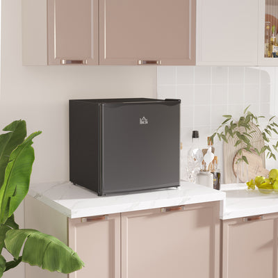 46 Litre Table Top Mini Fridge With Ice Box Ideal For Bedrooms And Home Office Black