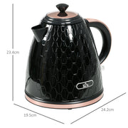 Honeycomb Kettle, Black