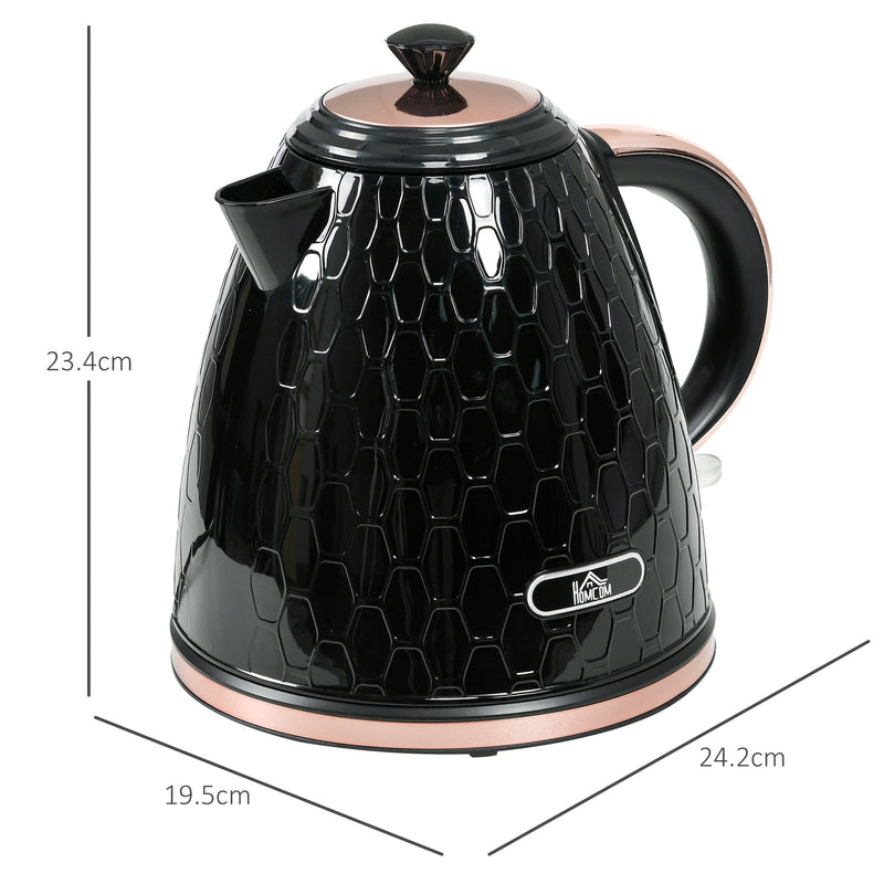Honeycomb Kettle, Black
