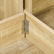 Round Folding Drop Leaf Dining Table for Small Kitchens or Dining Rooms Space Saving Oak