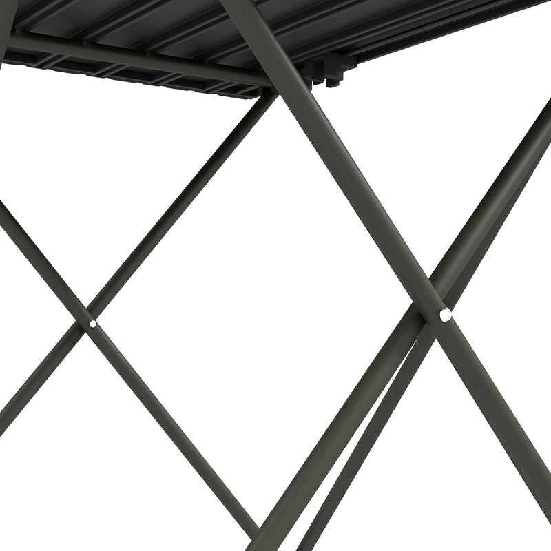 Folding Camping Table for Easy Outdoor Meals with Carry Bag Black