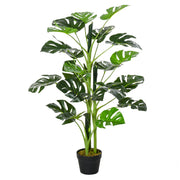 100cm Artificial Monstera Tree With Nursery Pot For Indoor Or Outdoor Display Green