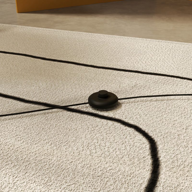 Modern 147cm Curved LED Floor Lamp Gold Tone by HOMCOM