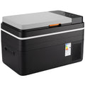 Portable Electric Car and Home Cooler 30L for Chilled Food and Drinks on the Go Black Grey