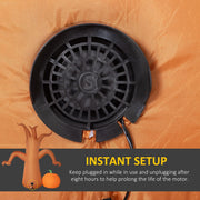 Close-up of the internal blower fan built into the base of the Outsunny Halloween tree