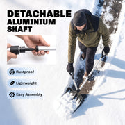 Detachable aluminium shaft connector showing the rustproof, lightweight design