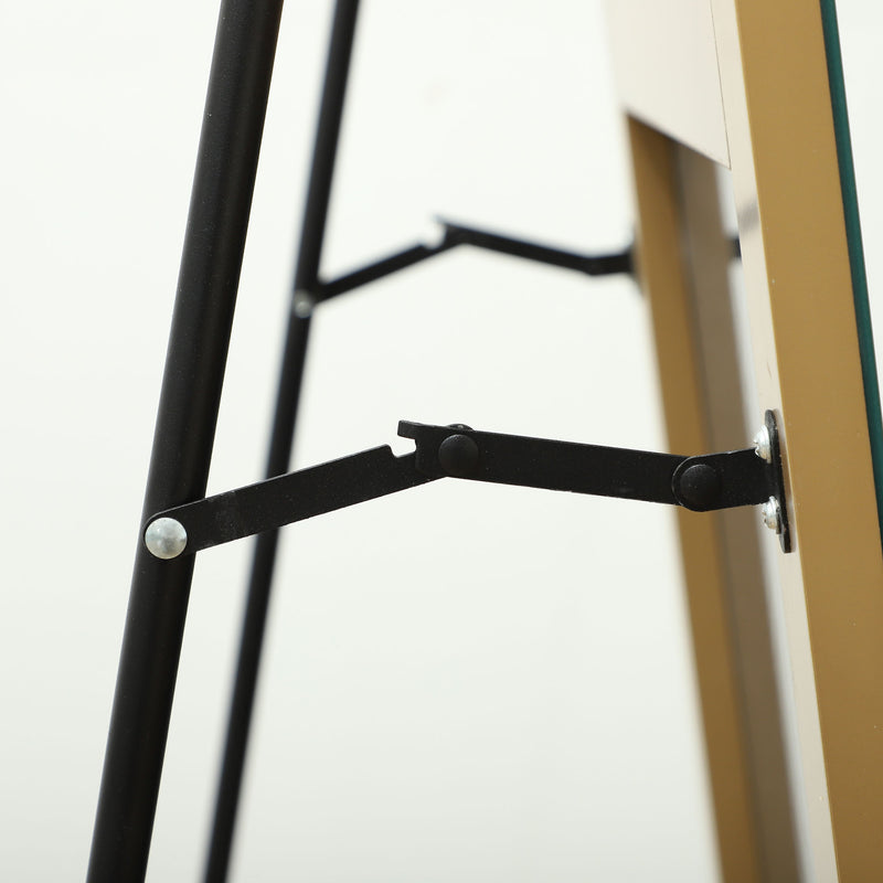 Gold Arched Full Length Mirror 150cm Elegant Home Decor by HOMCOM