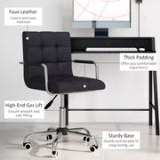 Image of a Black Desk and Chair Set For Home Office.