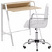 Image of a White Desk and Chair Set For Home Office