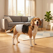 Disposable Dog Nappies for Medium Dogs to Protect Floors and Furniture White Pack of 48 Pawhut