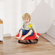 Kids Sensory Spinning Swivel Chair for Balance and Coordination Training Red AOSOM