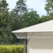 Waterproof 3 x 3m Gazebo Canopy Cover Ideal for Outdoor Events and Garden Use Grey AOSOM