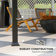 3 x 4m Hardtop Gazebo with Galvanised Steel Roof and Curtains for Patio and Garden by Outsunny