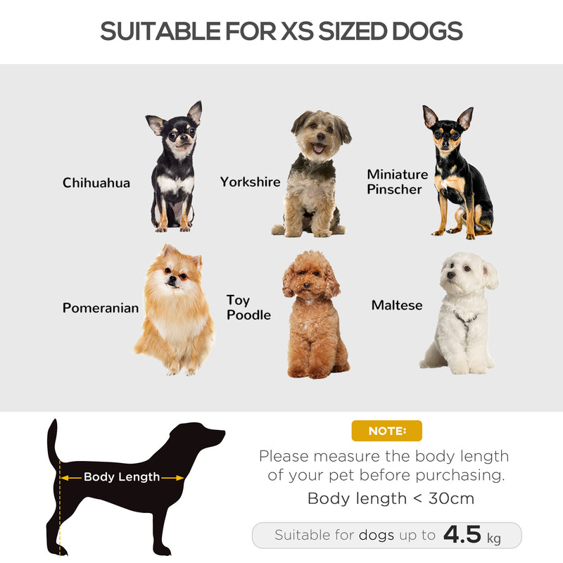 Small Dog Sofa Bed with Washable Cushion and Wooden Frame for Pets Up to S Size Grey