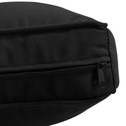 Black Rattan Sofa Cushion Cover for Outdoor Garden Furniture Weather Resistant Polyester