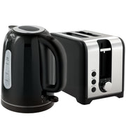 Toaster and Kettle Set with Fast Boil and Even Toasting for Easy Mornings Black