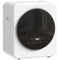 4kg Compact Freestanding Tumble Dryer with Timer and Steel Drum for Small Spaces White AOSOM