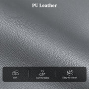 Electric Riser Recliner Chair Grey - PU leather texture