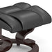 Black Swivel Massage Recliner Chair With Footstool and Adjustable Backrest by HOMCOM