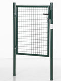 Garden Gate with Lock for Secure and Private Outdoor Entrance Steel Green Outsunny