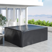 Black Waterproof Garden Furniture Cover Large Anti-UV Patio Set Protector 235x190x90cm by Outsunny