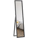 Black Full Length Mirror with Glitter Frame by HOMCOM