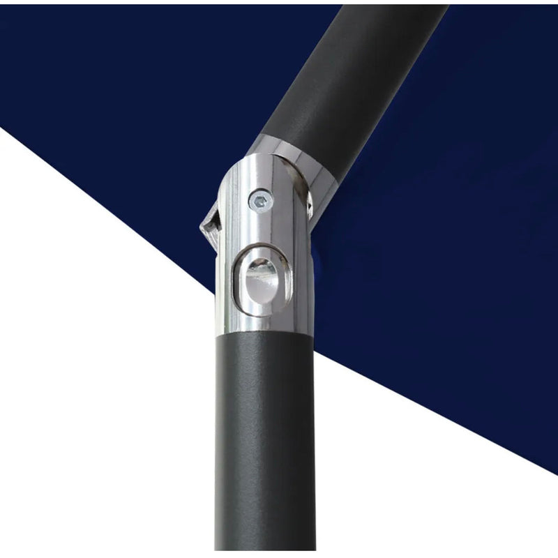 2.7m Garden Parasol Patio Umbrella Market Table Umbrella With Tilt & Crank Handle